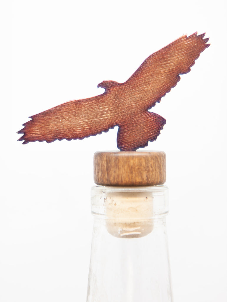 Eagle Wine Bottle Stopper Torch created by Blue Moose Metals. Made in Montana