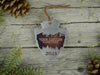Personalized Arrowhead Ornament Torch created by Blue Moose Metals. Made in Montana