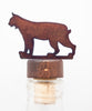 Bobcat Wine Bottle Stopper Torch created by Blue Moose Metals. Made in Montana