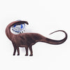 Dinosaur Magnetic Bottle Opener Bronze created by Blue Moose Metals. Made in Montana