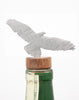 Eagle Wine Bottle Stopper Silver created by Blue Moose Metals. Made in Montana