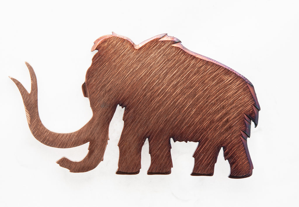 Woolly Mammoth Magnetic Bottle Opener Torch created by Blue Moose Metals. Made in Montana