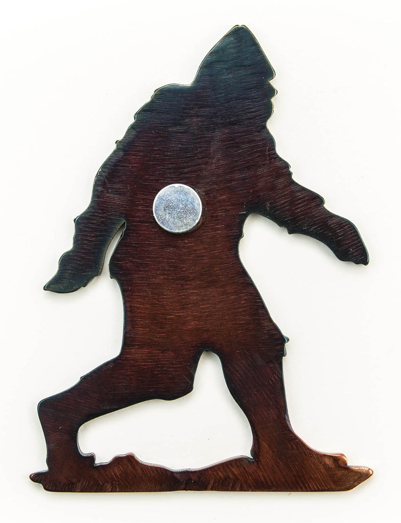 Sasquatch Magnetic Bottle Opener created by Blue Moose Metals. Made in Montana