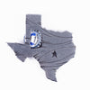 Texas State Magnetic Bottle Opener Silver created by Blue Moose Metals. Made in Montana