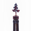 Pine Tree Wine Bottle Stopper Torch created by Blue Moose Metals. Made in Montana